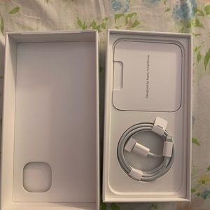 Original new iphone 14  plus box and cable charger unused.